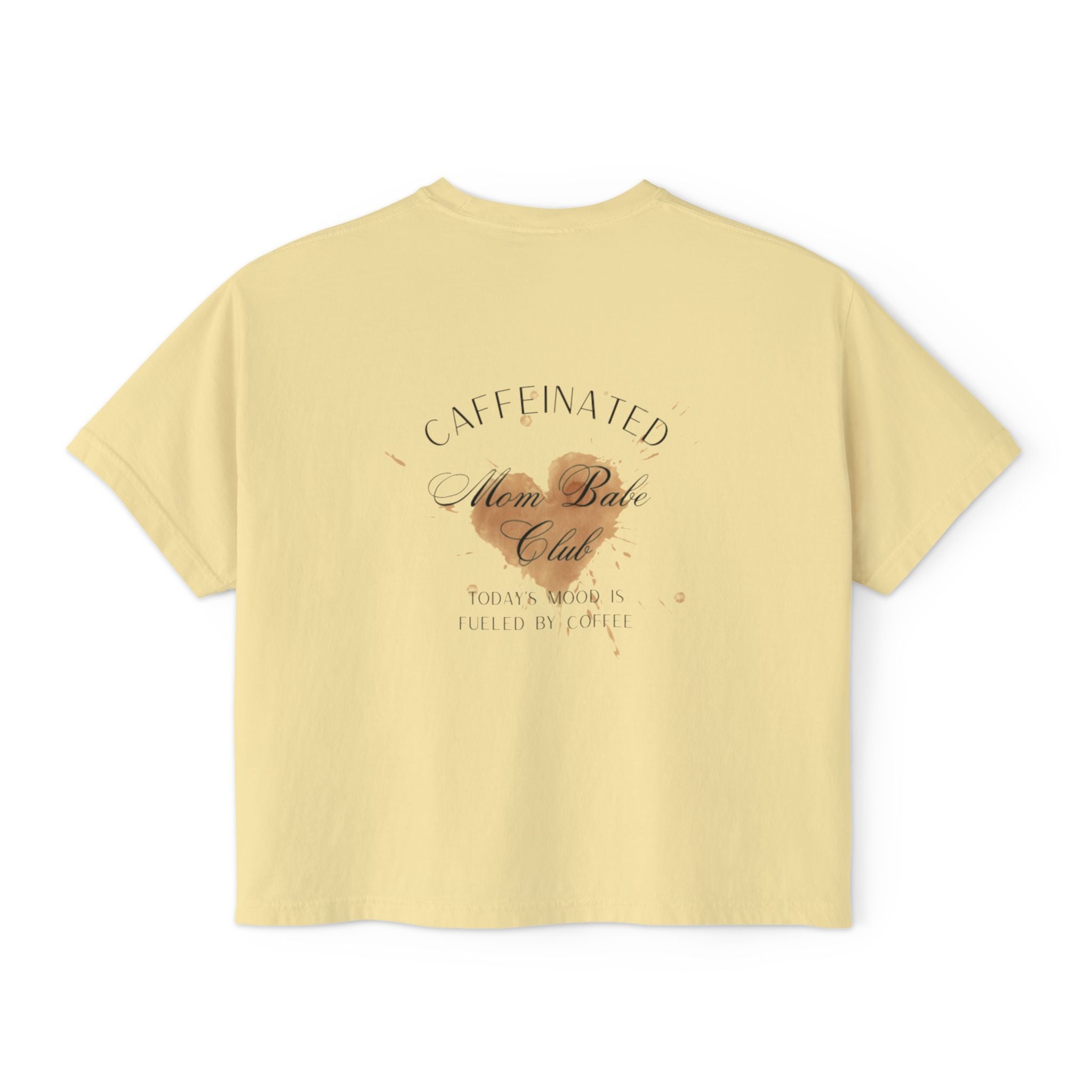 Caffeinated Mom Babe Club - Heart Spill Graphic Tee