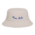 Mom Babe Bucket Hat — Blue Embroidery
