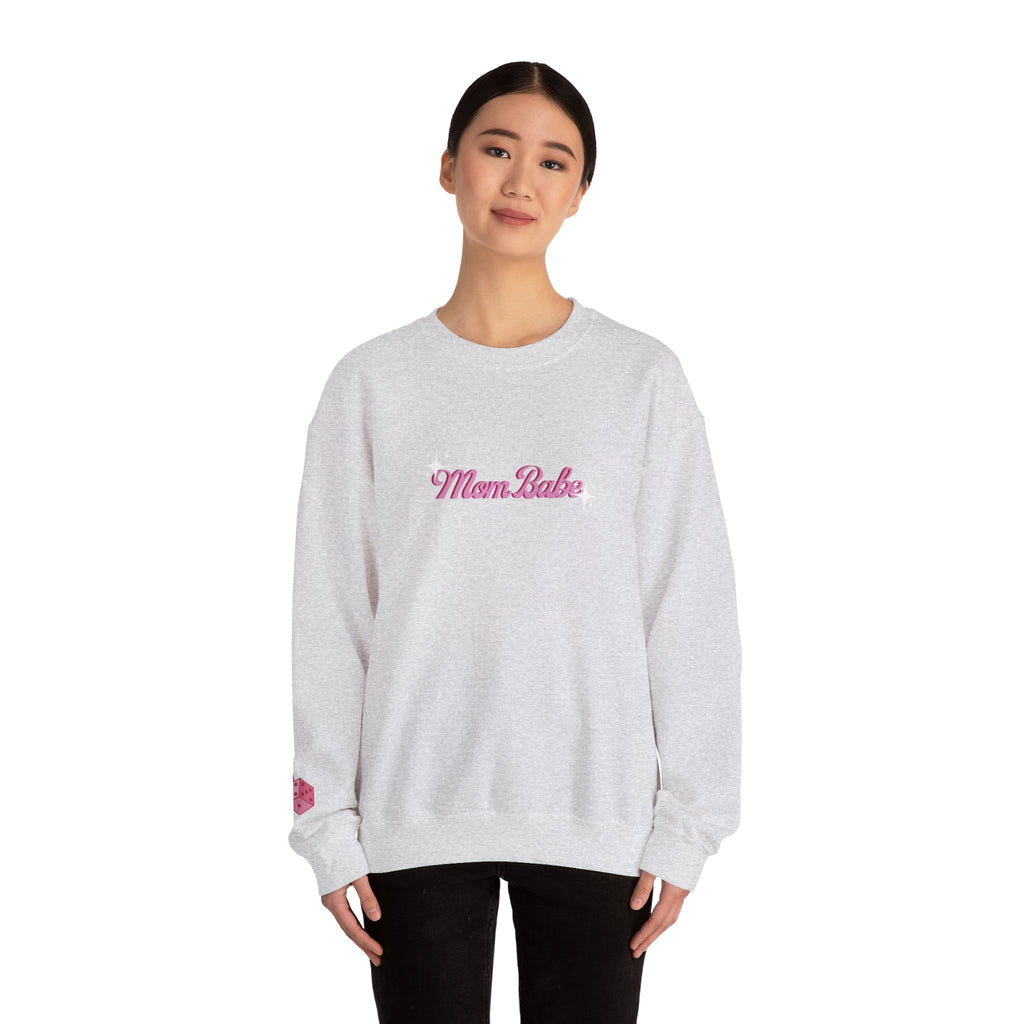 Mom Babe Club - For Hot Moms — Pink Graphic Sweatshirt