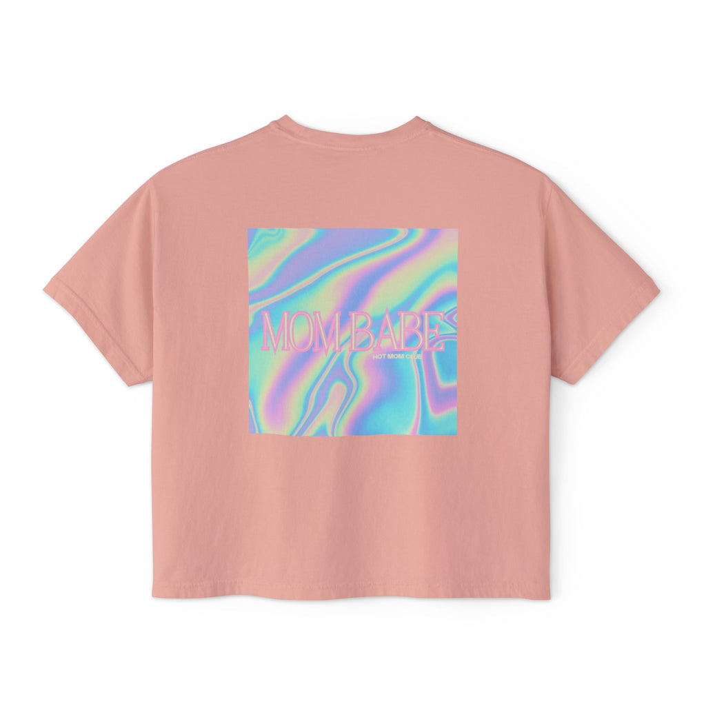 Mom Babe — Holographic Graphic Tee