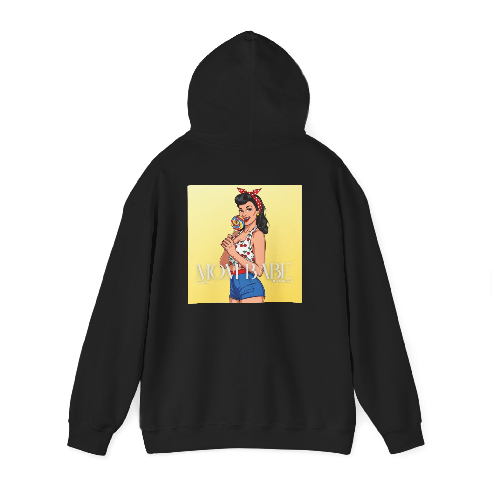 Mom Babe - For Hot Moms Pinup Graphic Hoodie