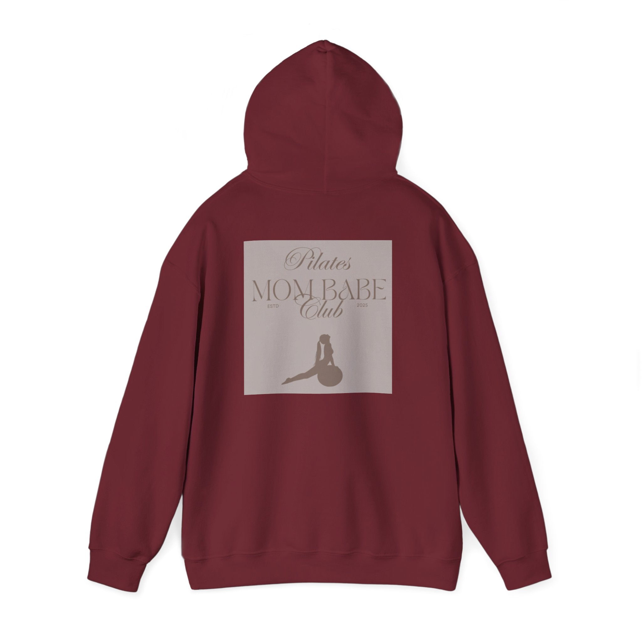 Pilates Mom Babe Club — Workout Graphic Hoodie
