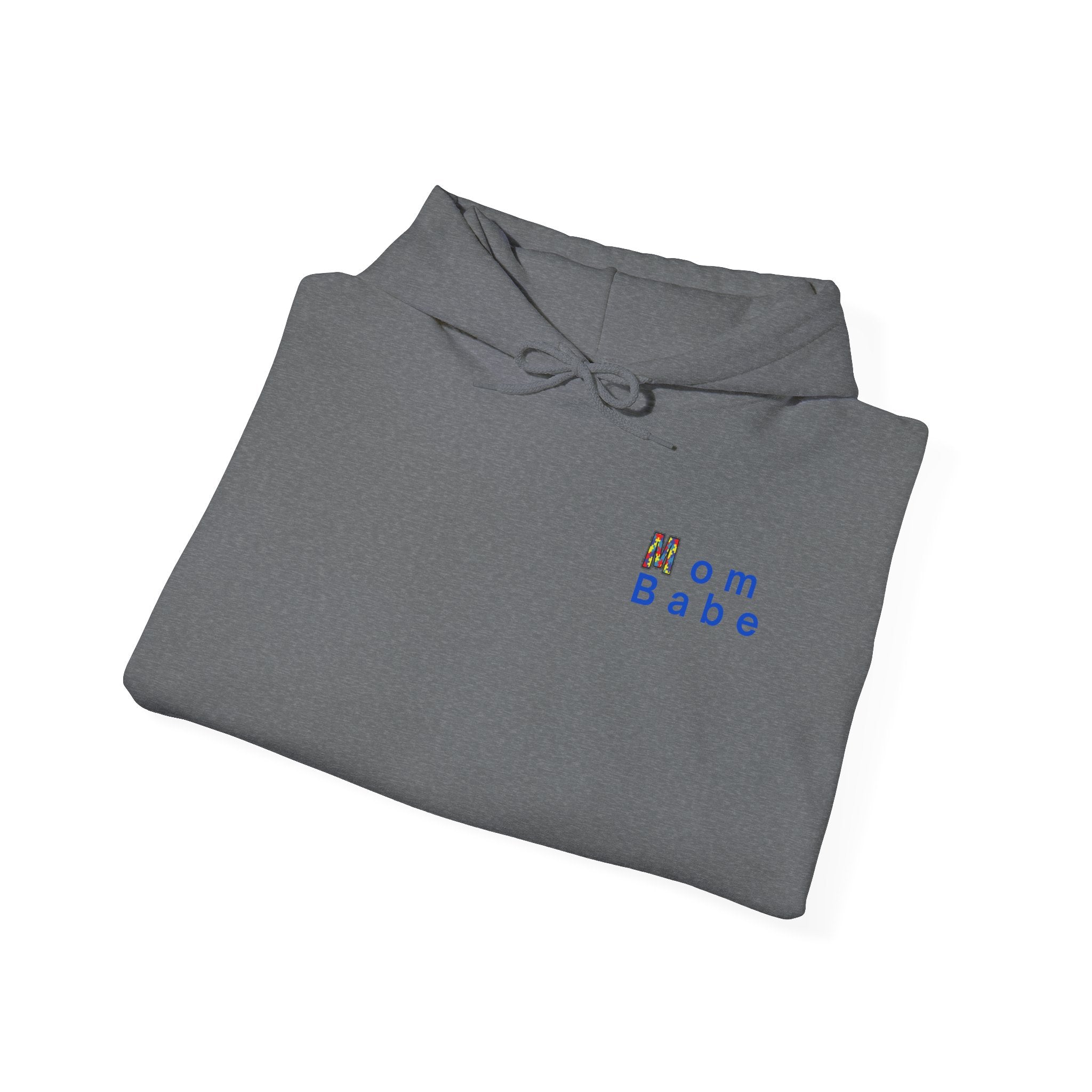 Mom Babe Autism Advocate - Graphic Hoodie