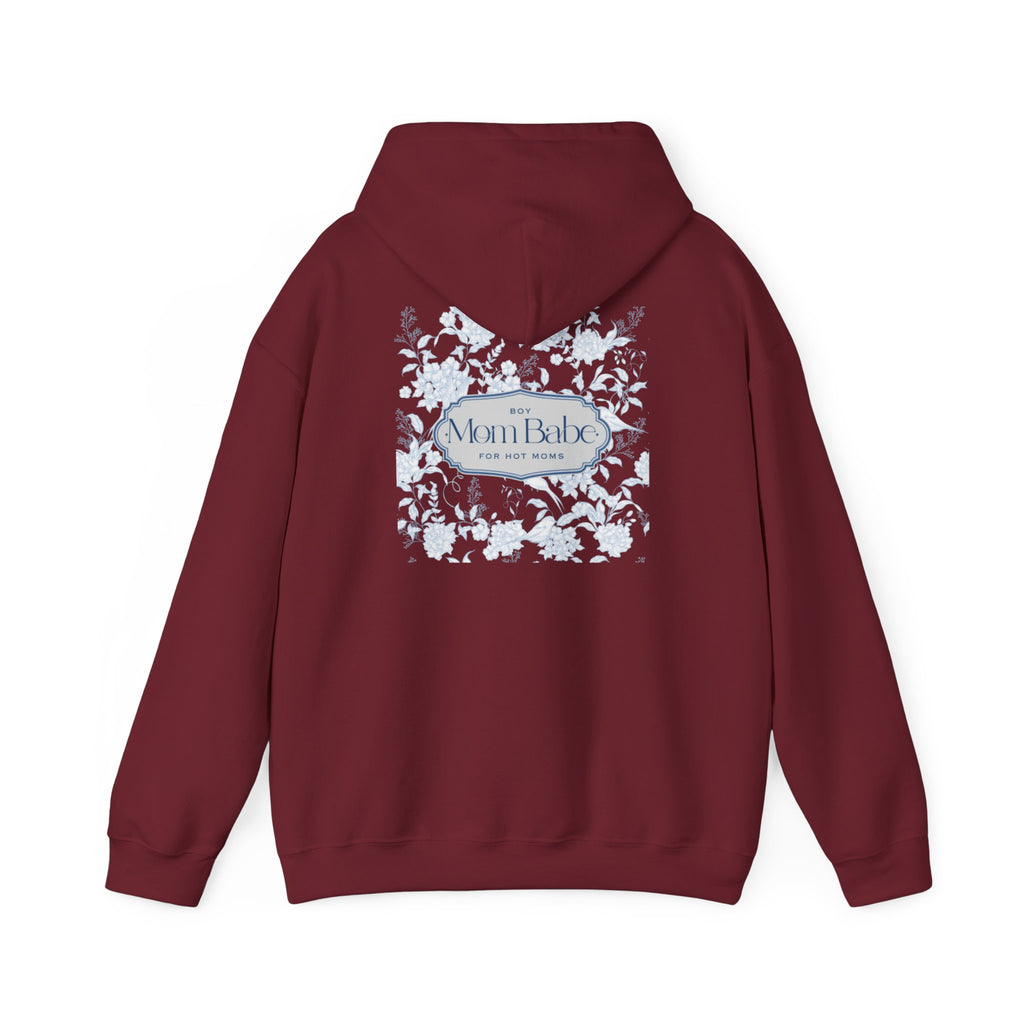 Boy Mom Babe - Floral Graphic Hoodie