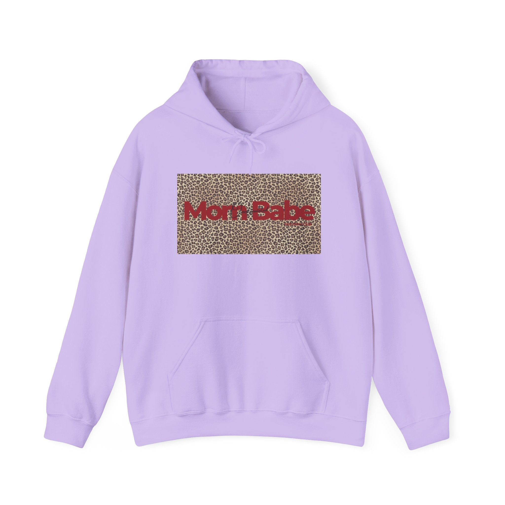 Overstimulated Mom Babe — Leopard Graphic Hoodie