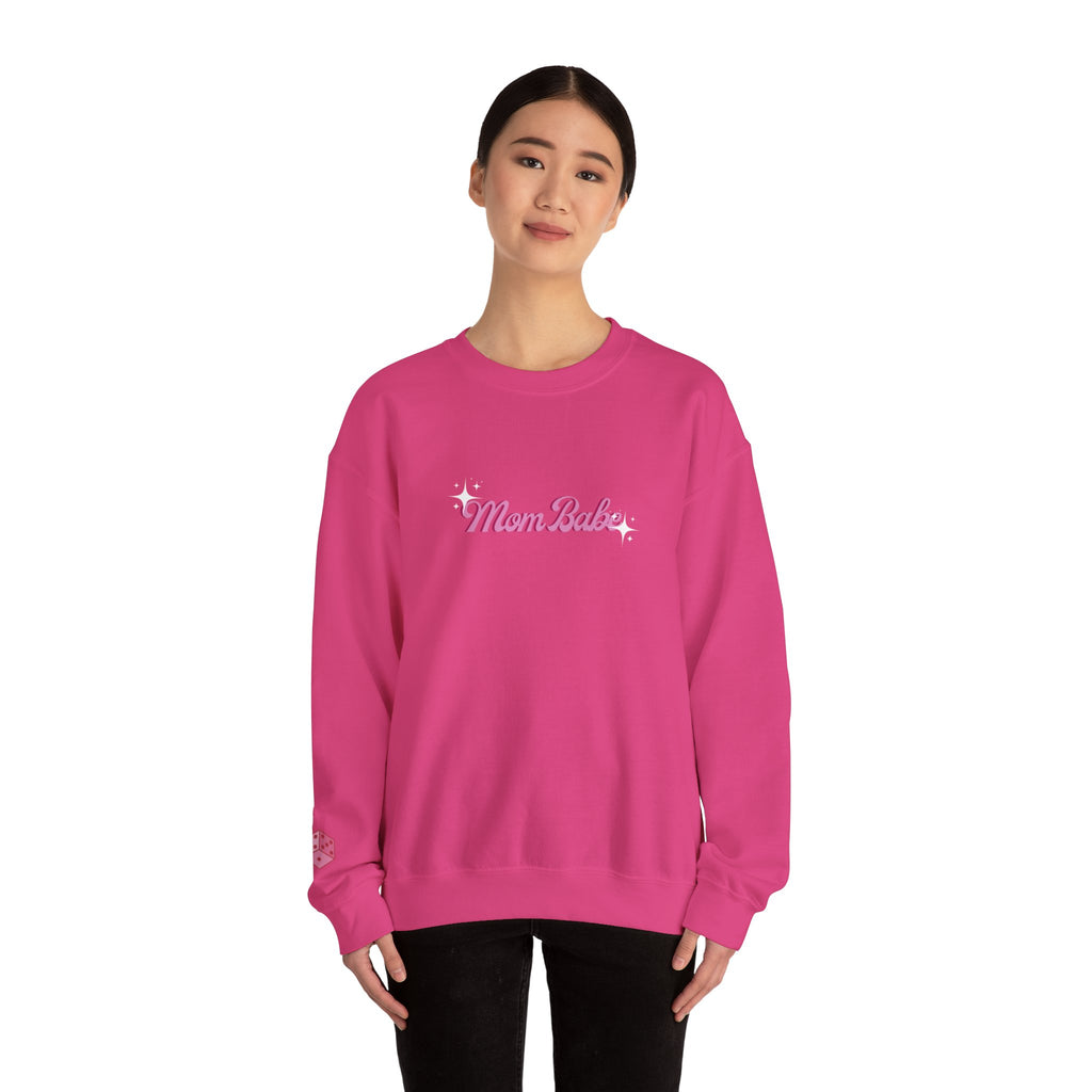 Mom Babe Club - For Hot Moms — Pink Graphic Sweatshirt