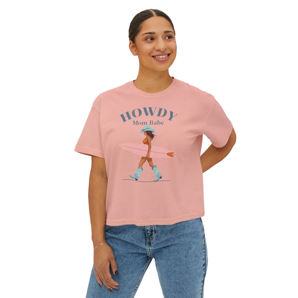 Howdy Mom Babe  — Surf Girl Graphic Tee