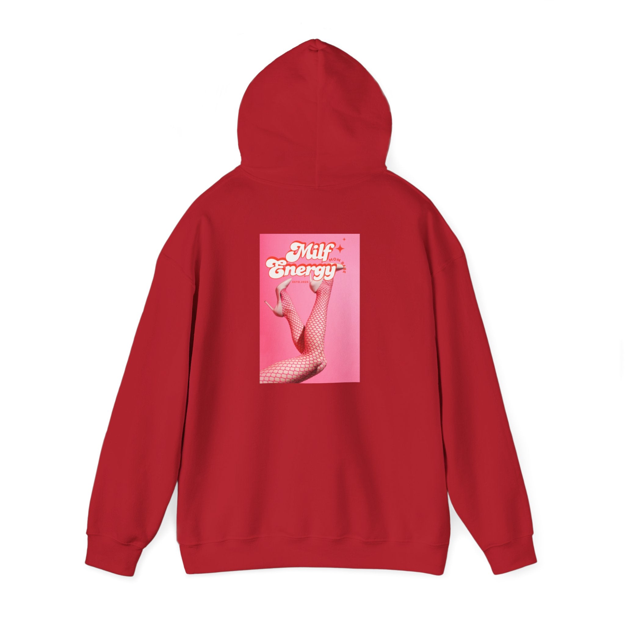 MILF Energy Mom Babe — Fishnet Graphic Hoodie