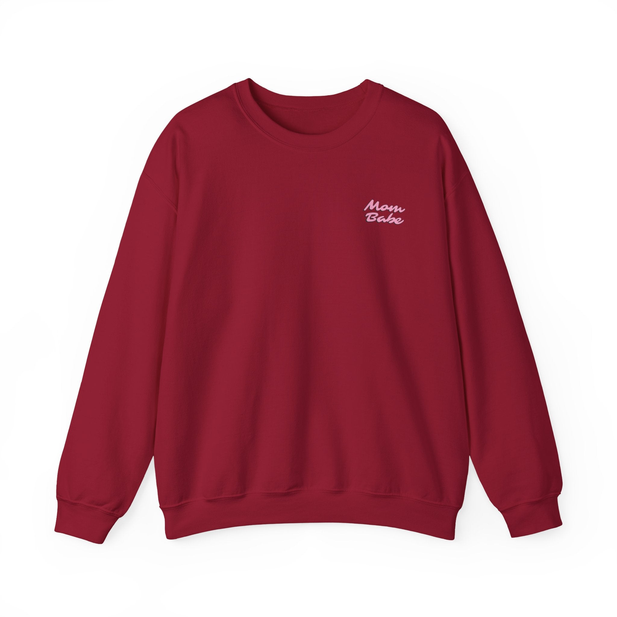 Mom Babe For Hot Moms - Checkered Graphic Sweatshirt