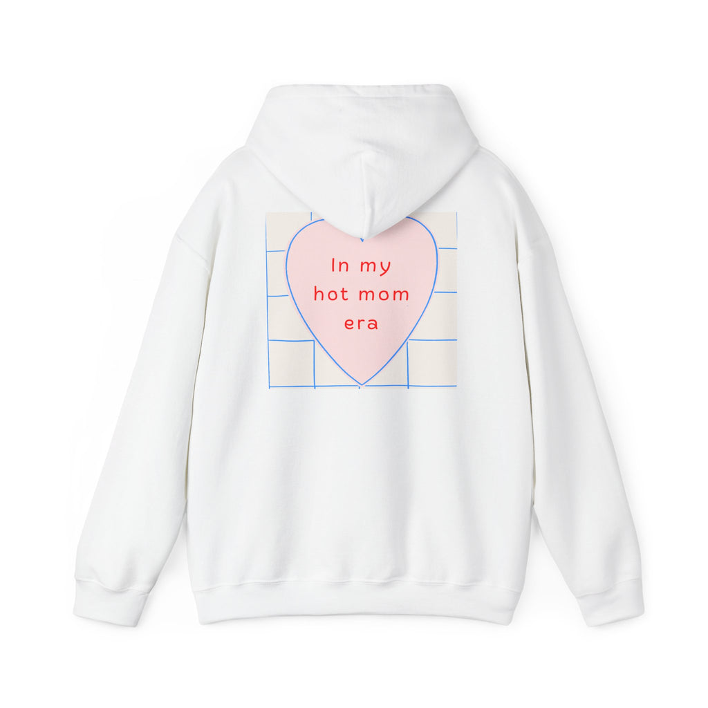 In My Hot Mom Era - Heart Graphic Hoodie