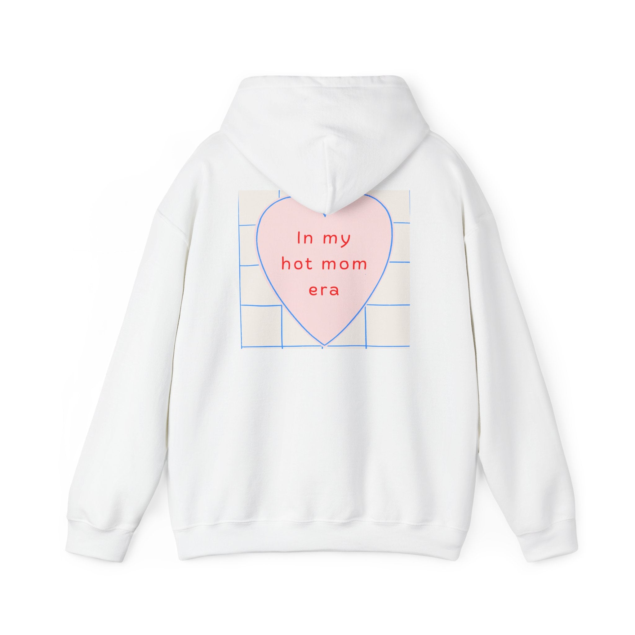 In My Hot Mom Era - Heart Graphic Hoodie