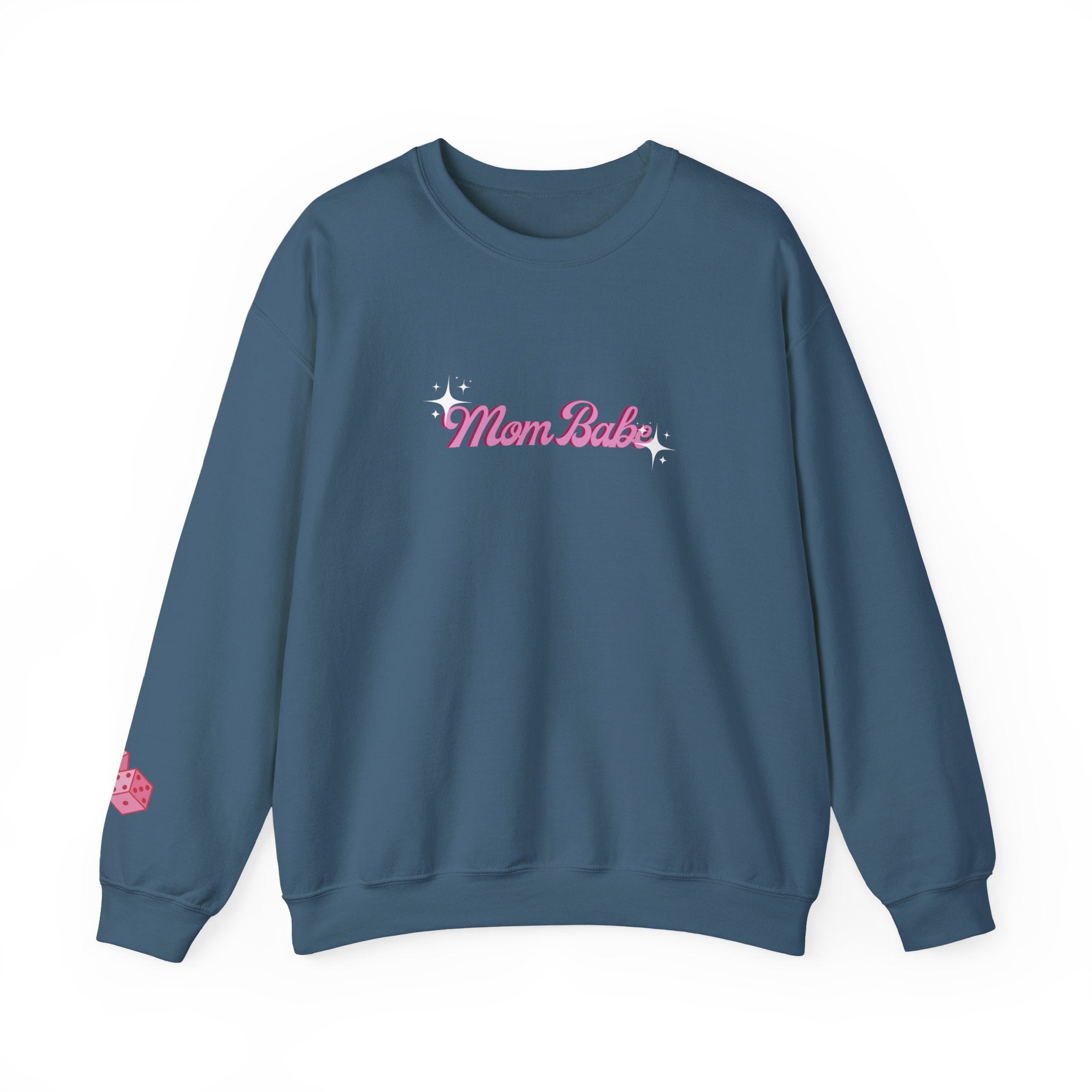 Mom Babe Club - For Hot Moms — Pink Graphic Sweatshirt