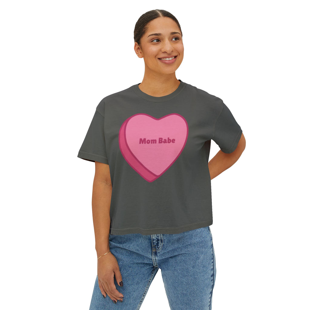 Mom Babe Be Mine - Conversation Hearts Graphic Tee