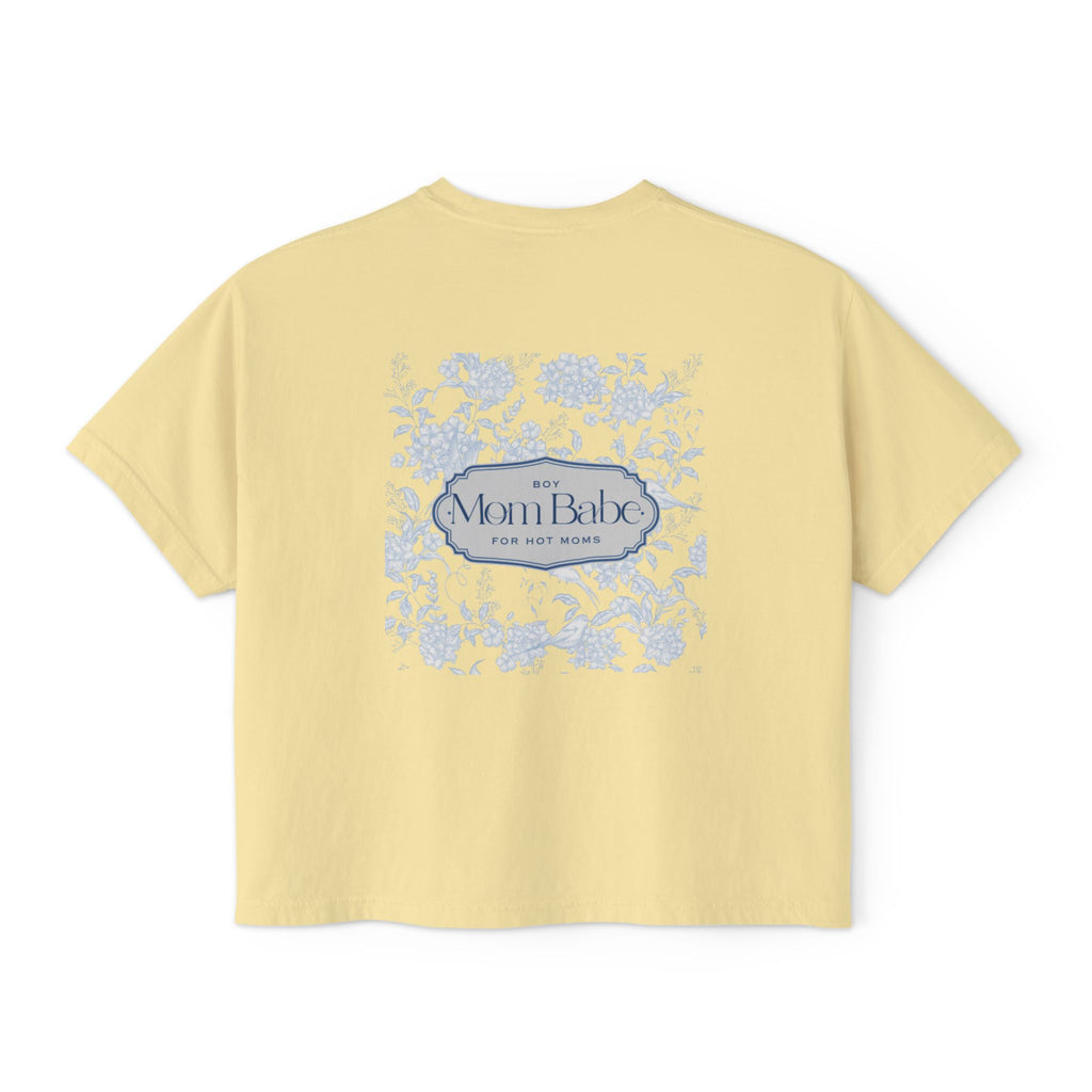 Boy Mom Babe - Floral Graphic Tee