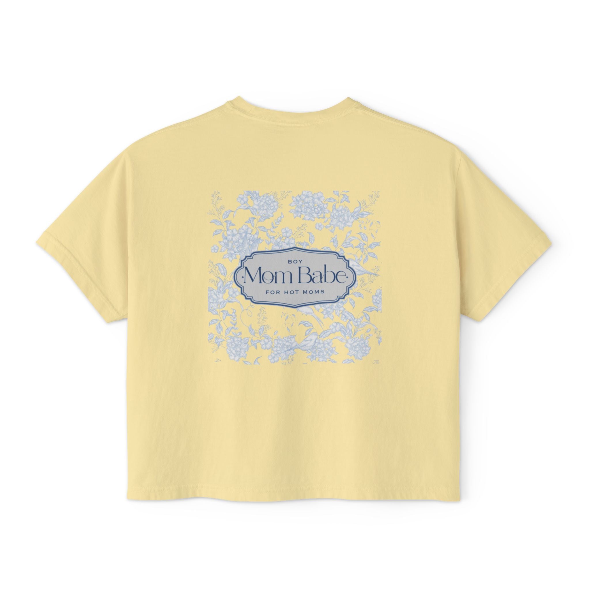 Boy Mom Babe - Floral Graphic Tee