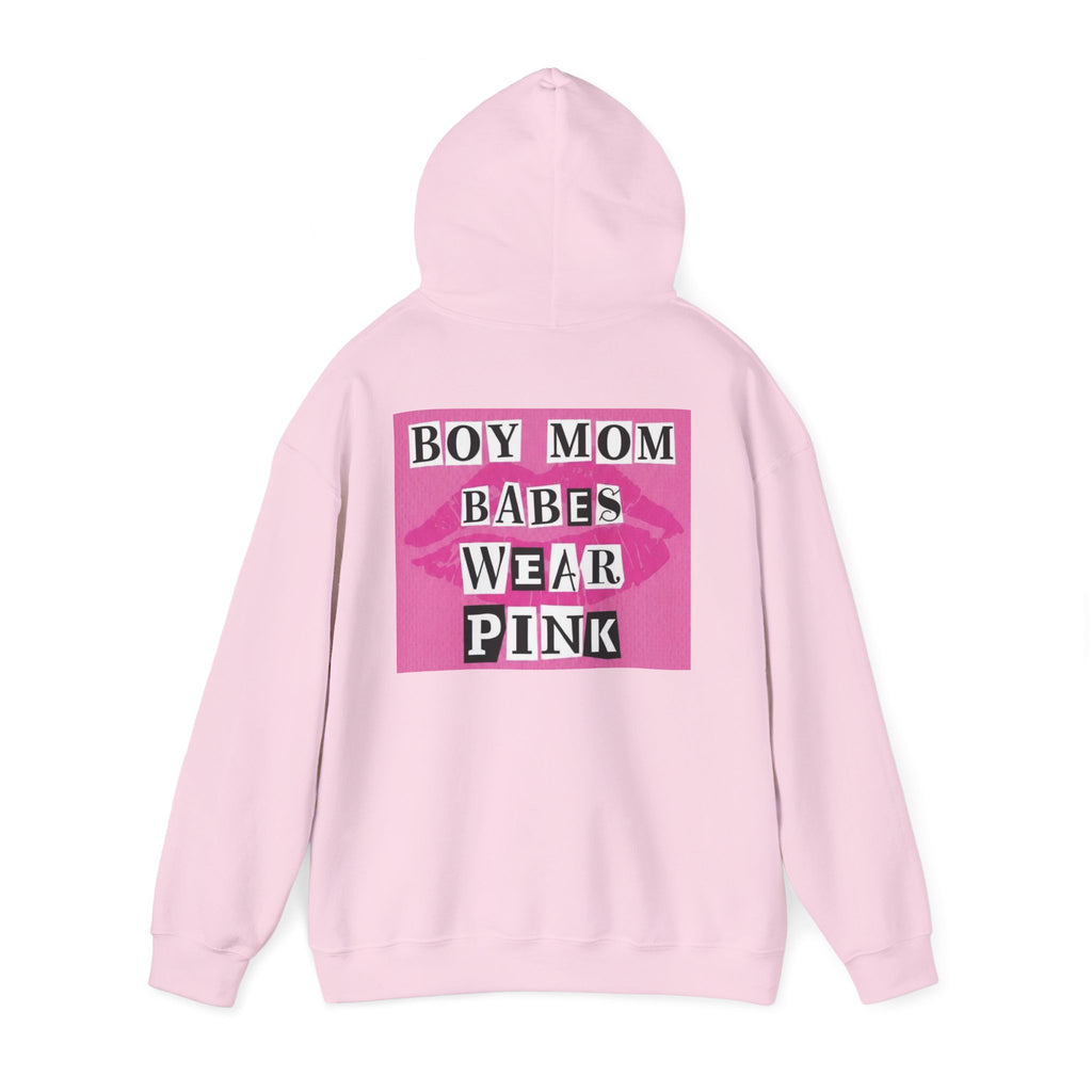 Boy Mom Babes Wear Pink - Graphic Hoodie
