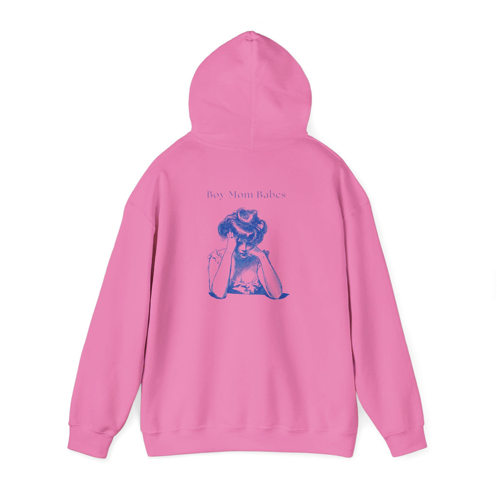 Boy Mom Babe - Vintage Graphic Hoodie