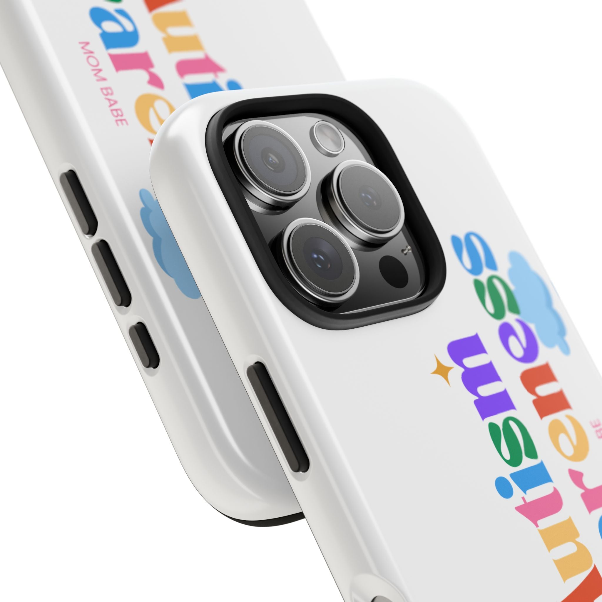 Copy of Autism Awareness and Acceptance — Checkered Heart Phone Case