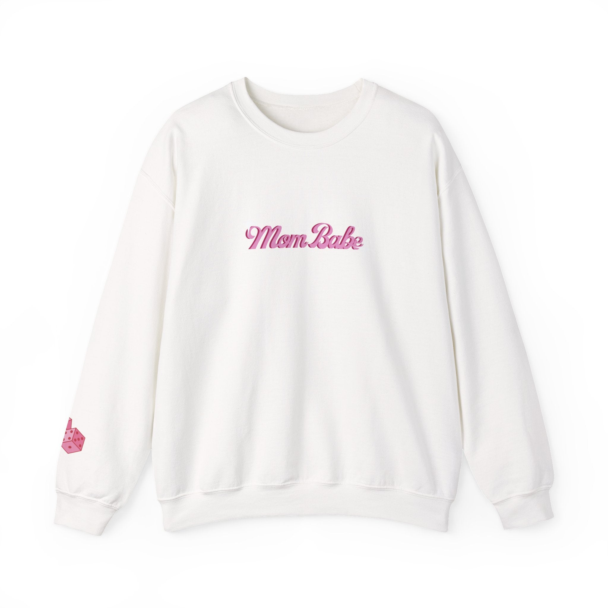 Mom Babe Club - For Hot Moms — Pink Graphic Sweatshirt