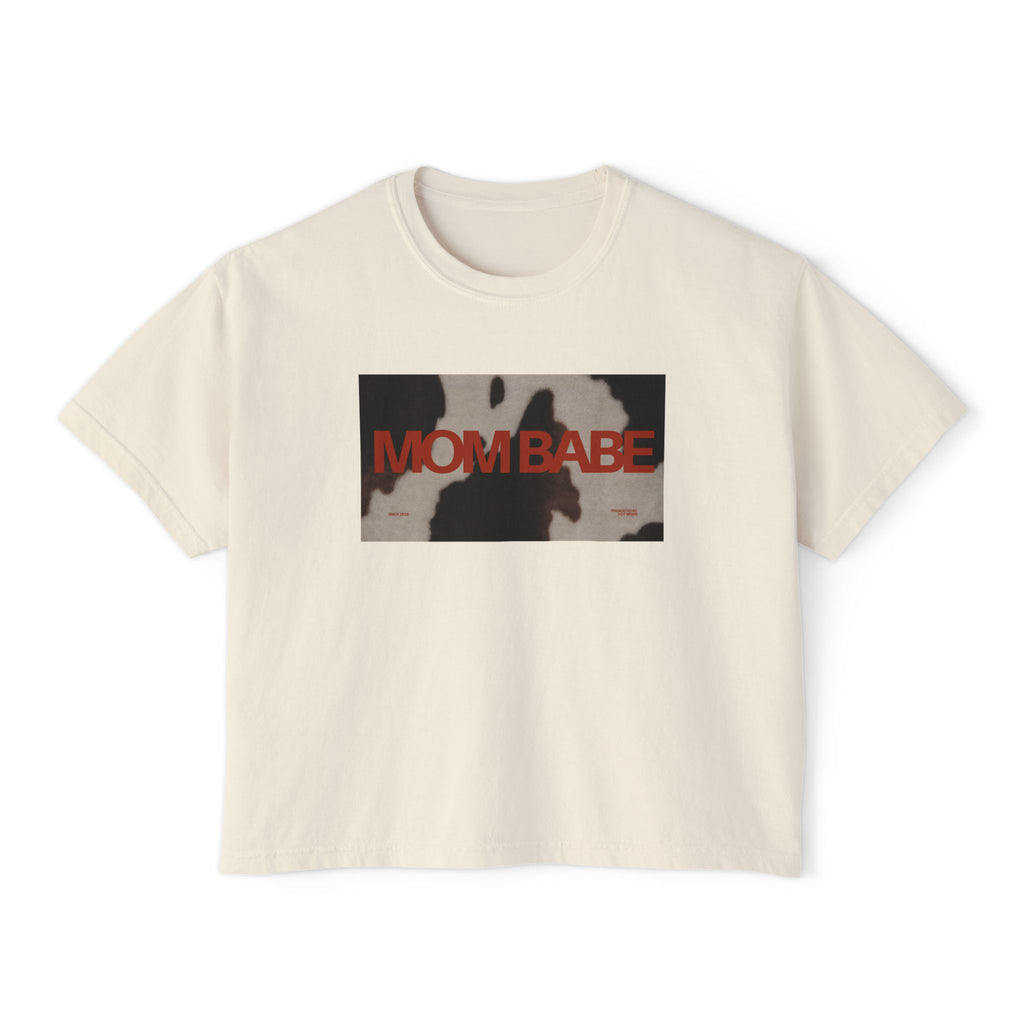 Mom Babe — Cowhide Graphic Tee