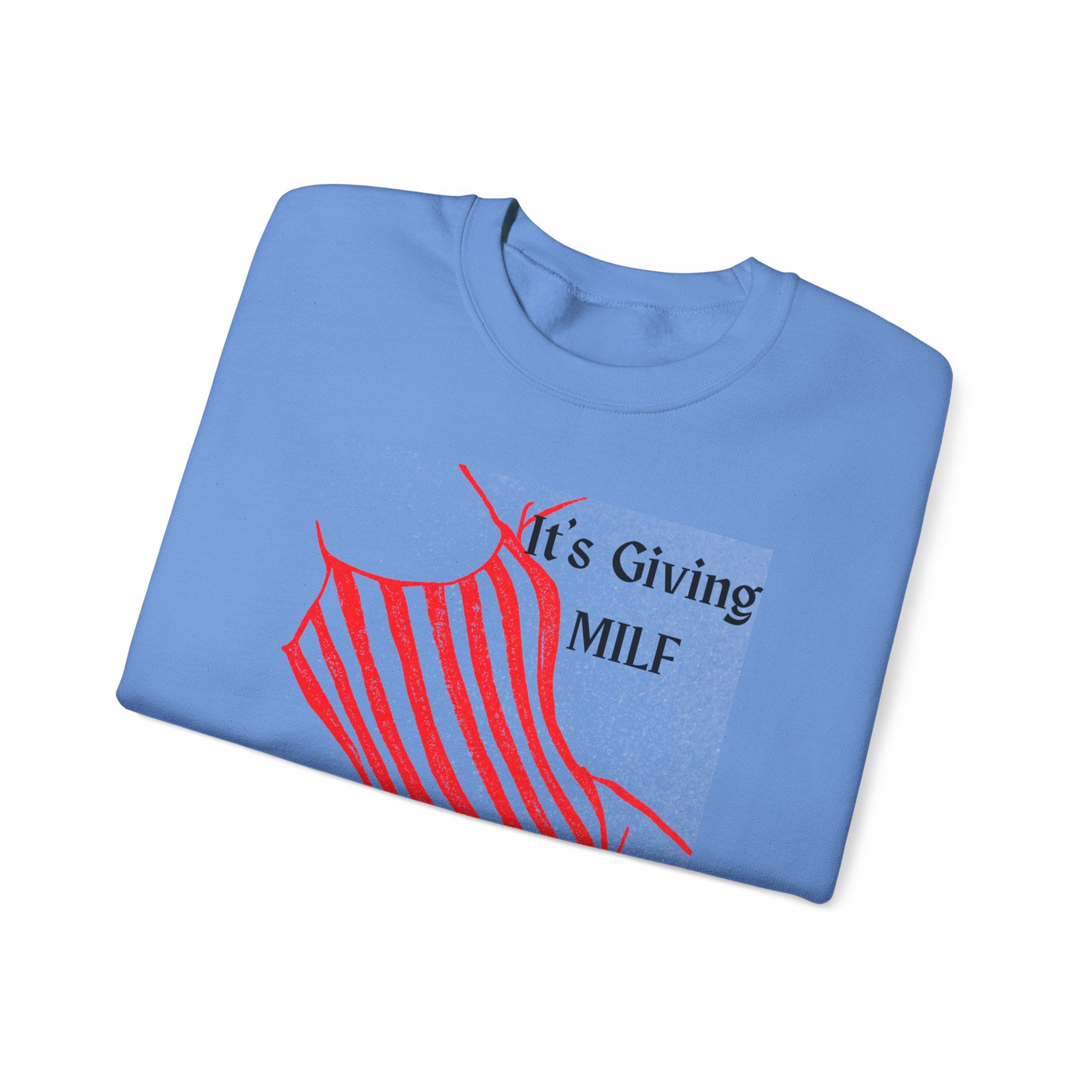 It's Giving MILF Mom Babe - Bathing Suit Graphic Sweatshirt