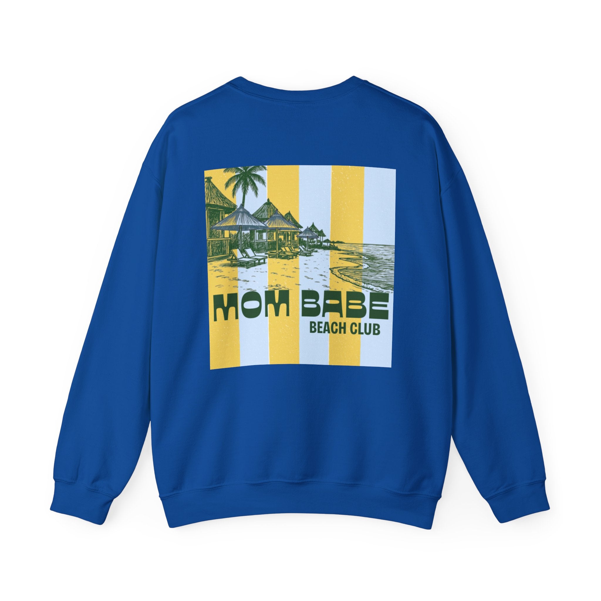 Mom Babe Beach Club - Graphic Sweatshirt