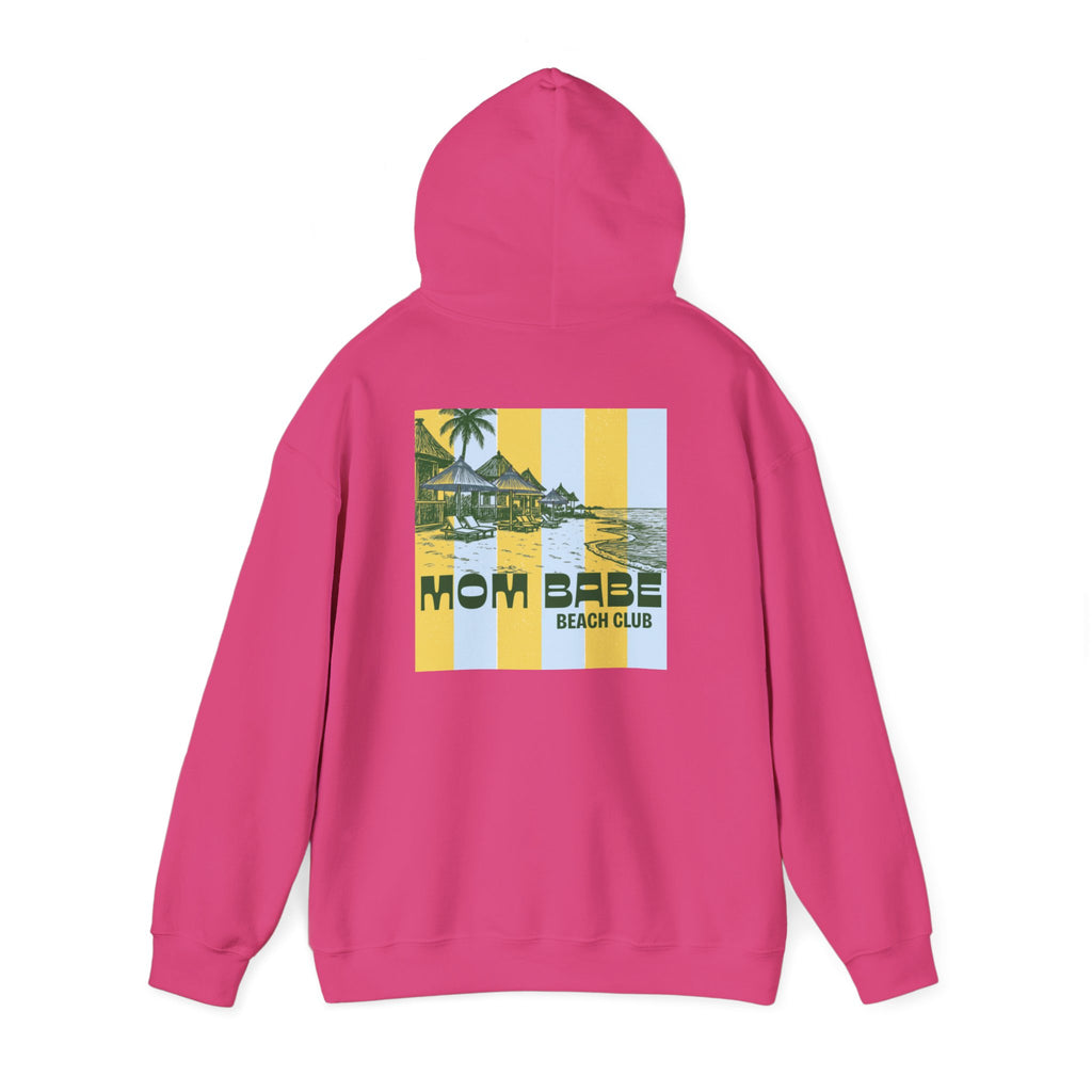 Mom Babe Beach Club — Graphic Hoodie