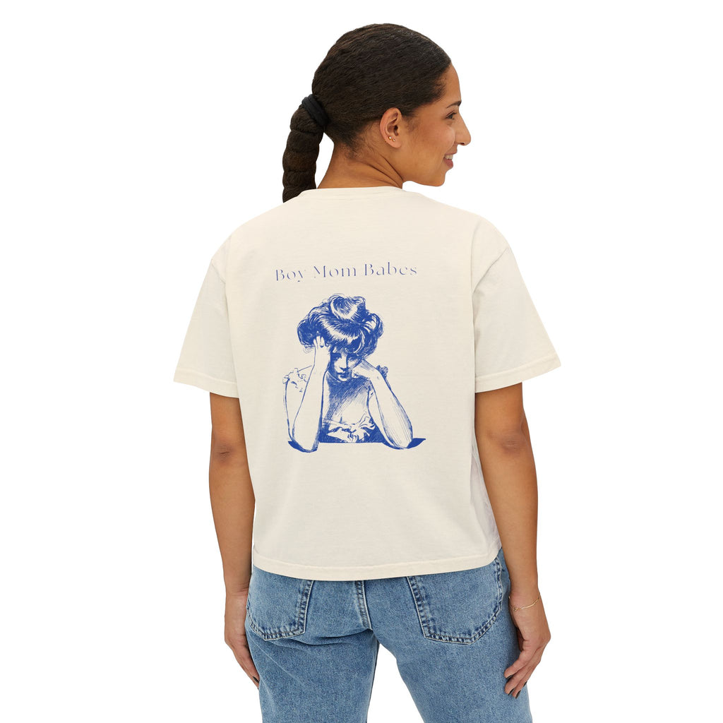 Boy Mom Babe - Vintage Graphic Tee
