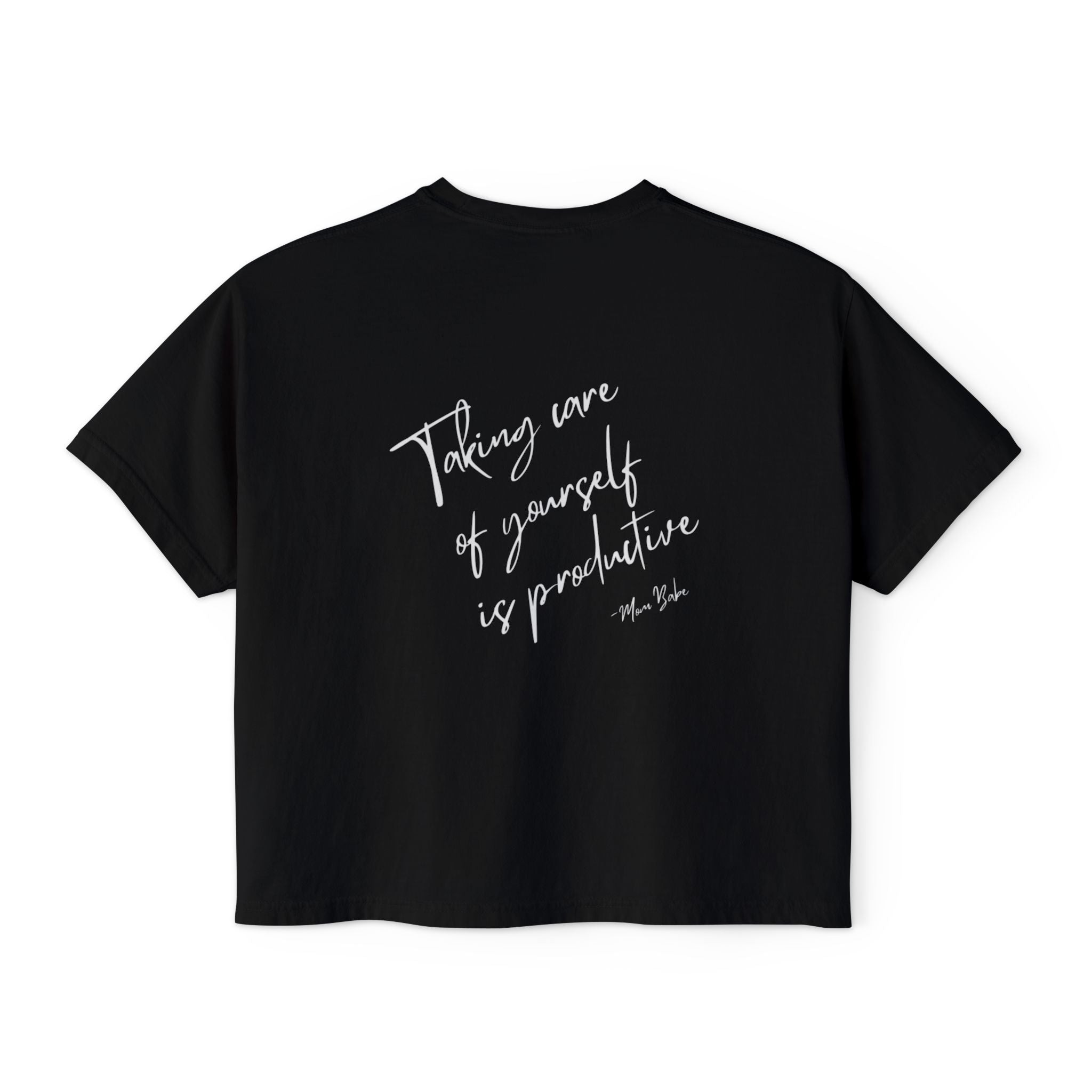 Taking Care  Of Yourself Is Productive - Script Graphic Tee