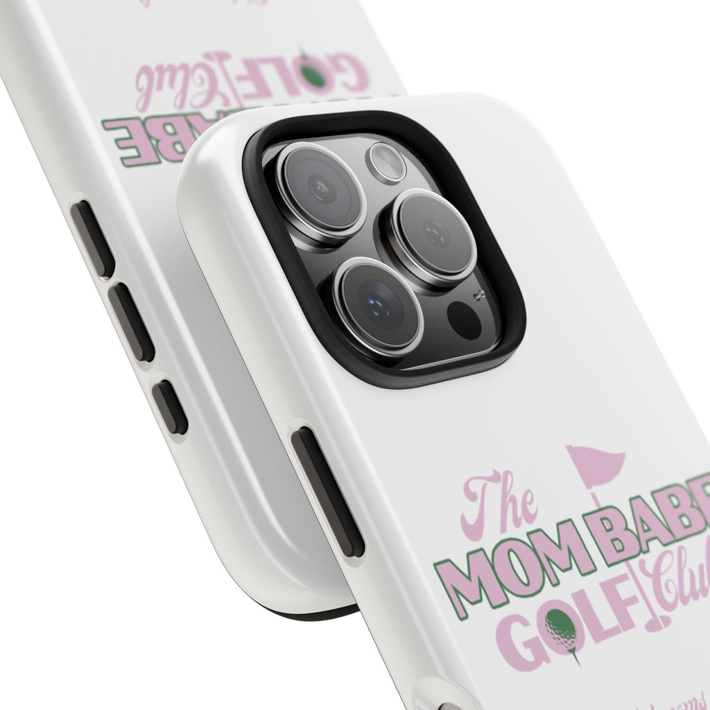 The Mom Babe Golf Club - Pink Vintage Golf Tough Phone Case