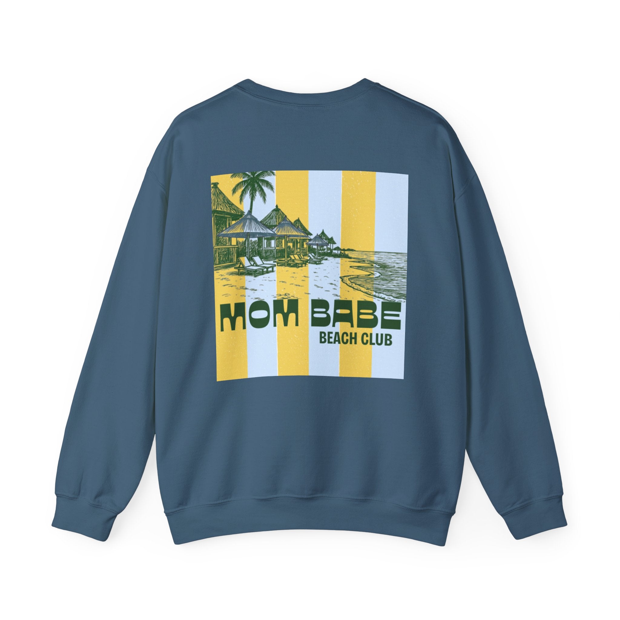 Mom Babe Beach Club - Graphic Sweatshirt