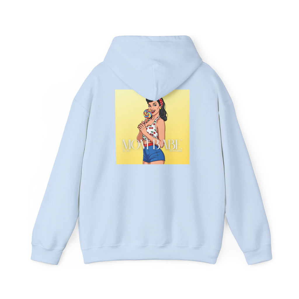 Mom Babe - For Hot Moms Pinup Graphic Hoodie