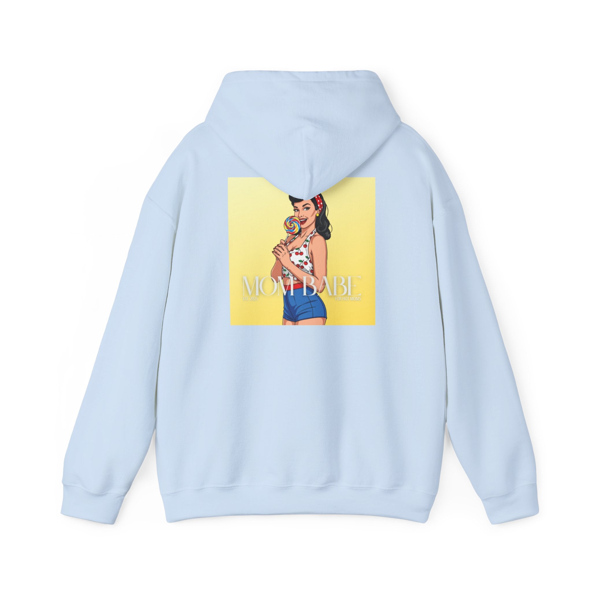 Mom Babe - For Hot Moms Pinup Graphic Hoodie