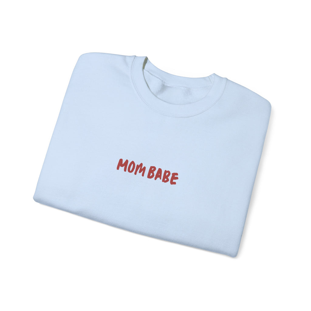 All Mom Babes Need - Graphic Check Sweatshirt