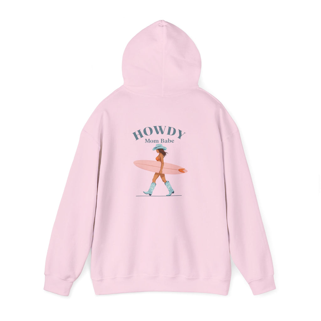 Howdy Mom Babe — Surf Girl Graphic Hoodie