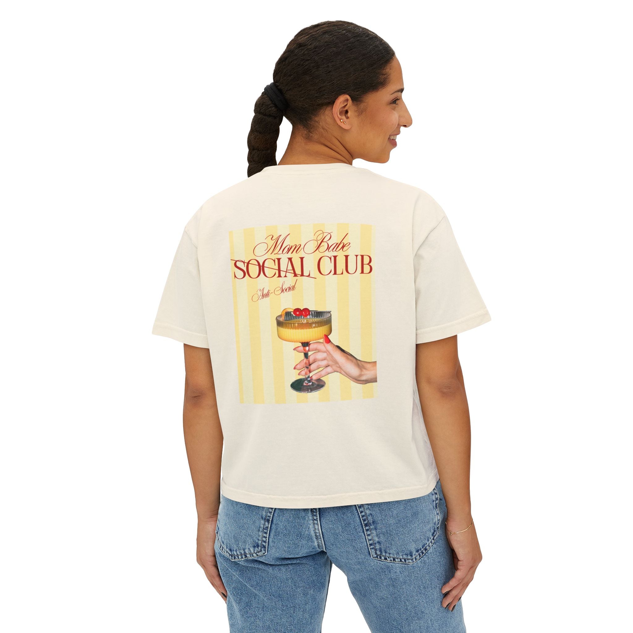 Mom Babe Anti-Social Club - Cocktail Graphic Tee