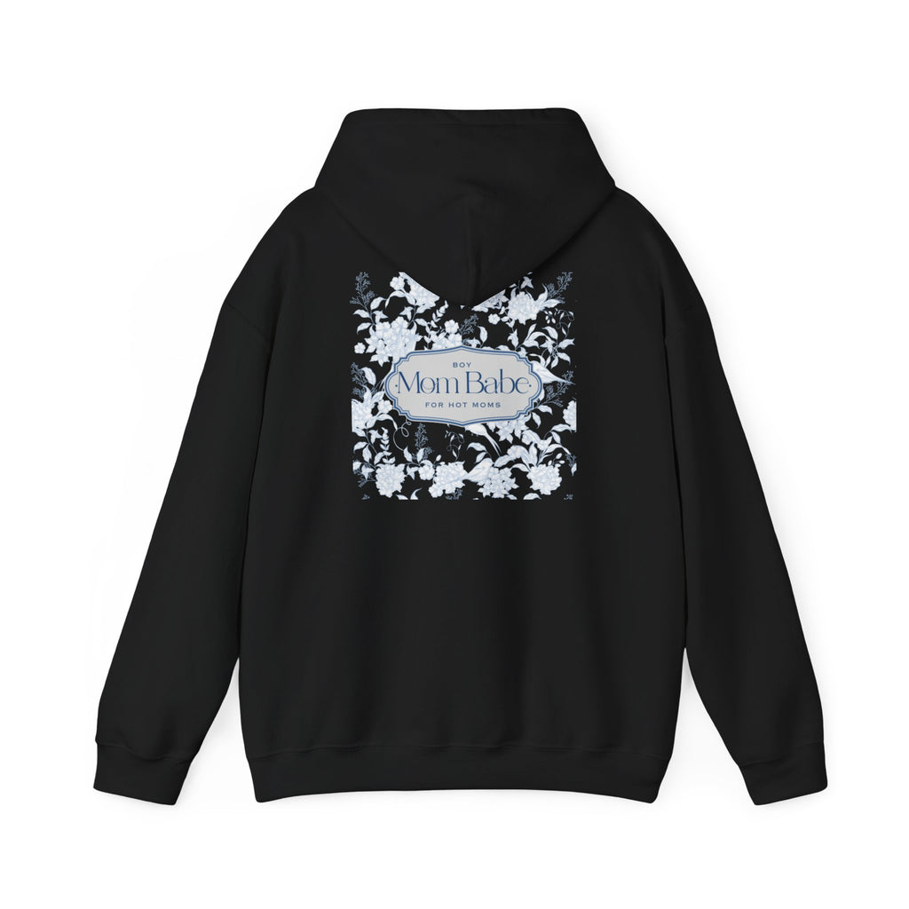 Boy Mom Babe - Floral Graphic Hoodie