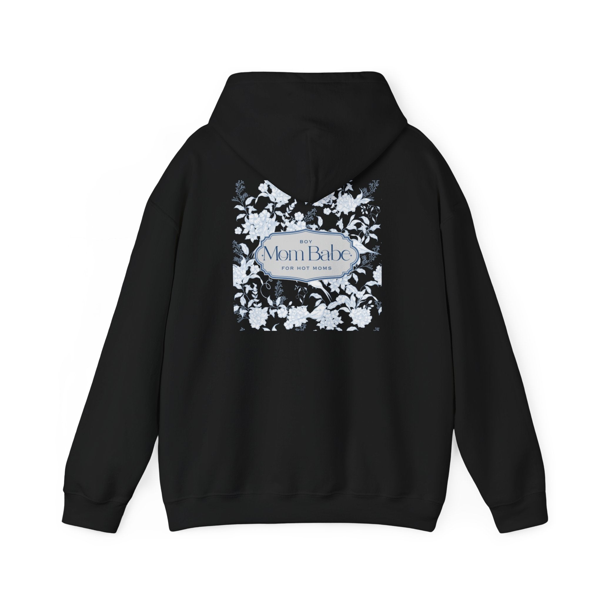 Boy Mom Babe - Floral Graphic Hoodie