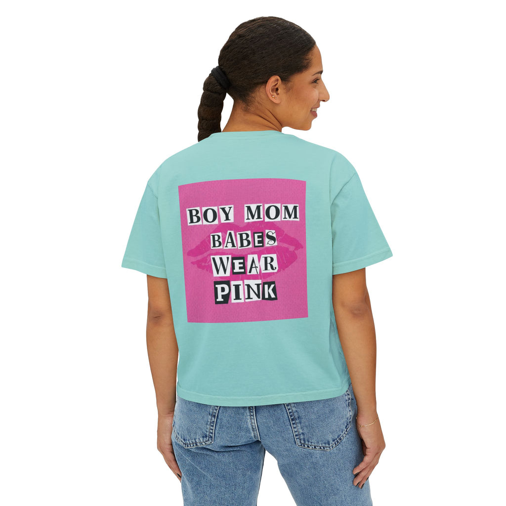 Boy Mom Babes Wear Pink - Graphic Tee