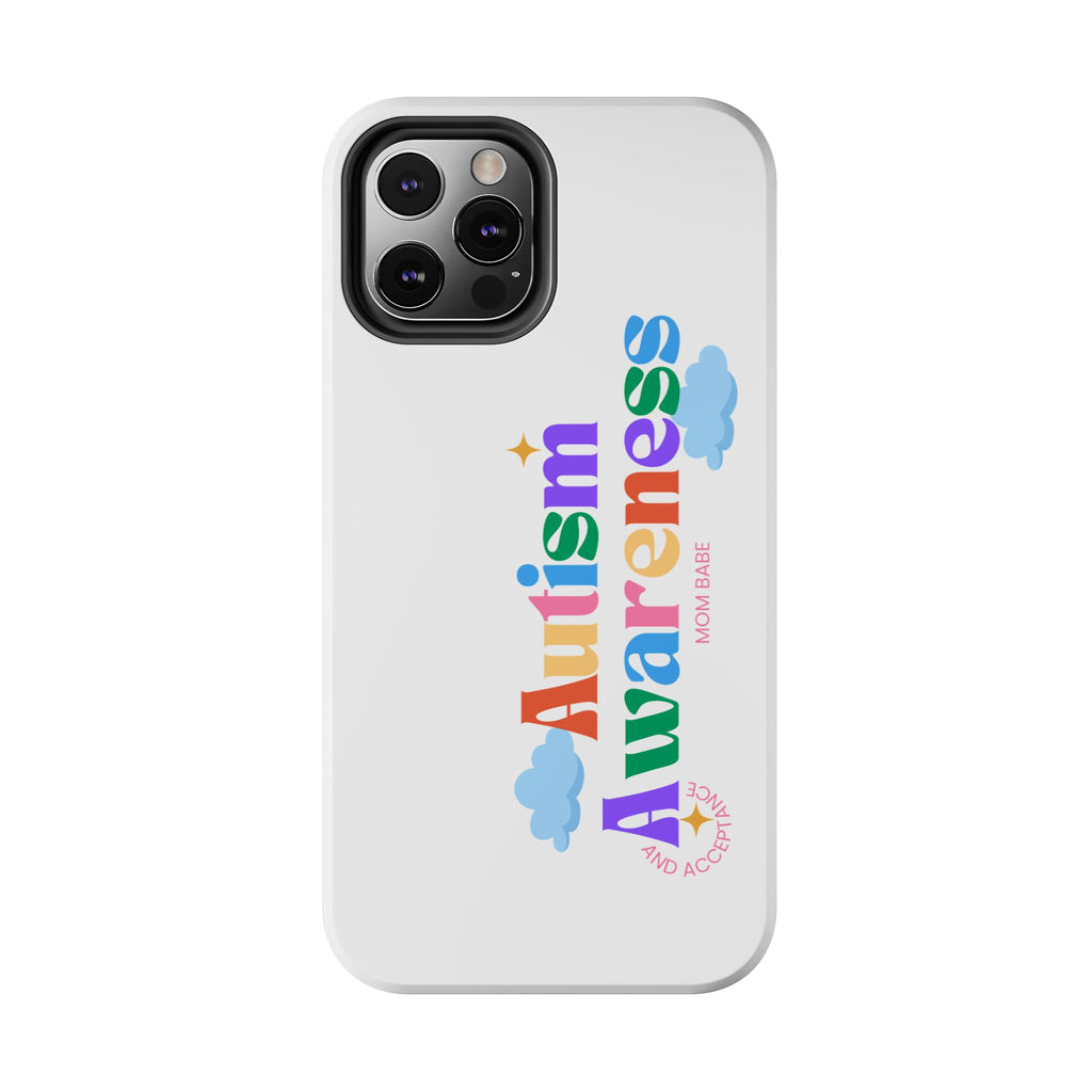 Copy of Autism Awareness and Acceptance — Checkered Heart Phone Case