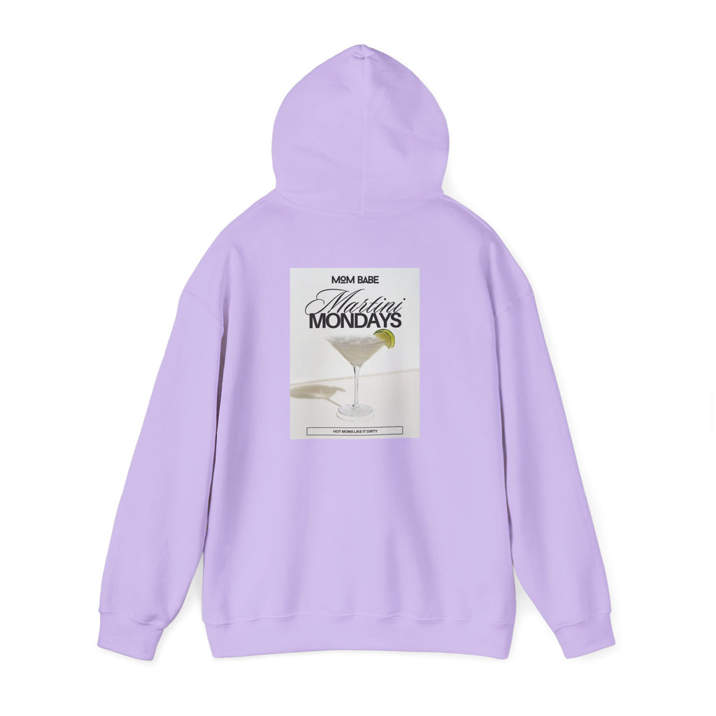 Mom Babe Martini Mondays Hot Moms Like it Dirty - Martini Graphic Hoodie
