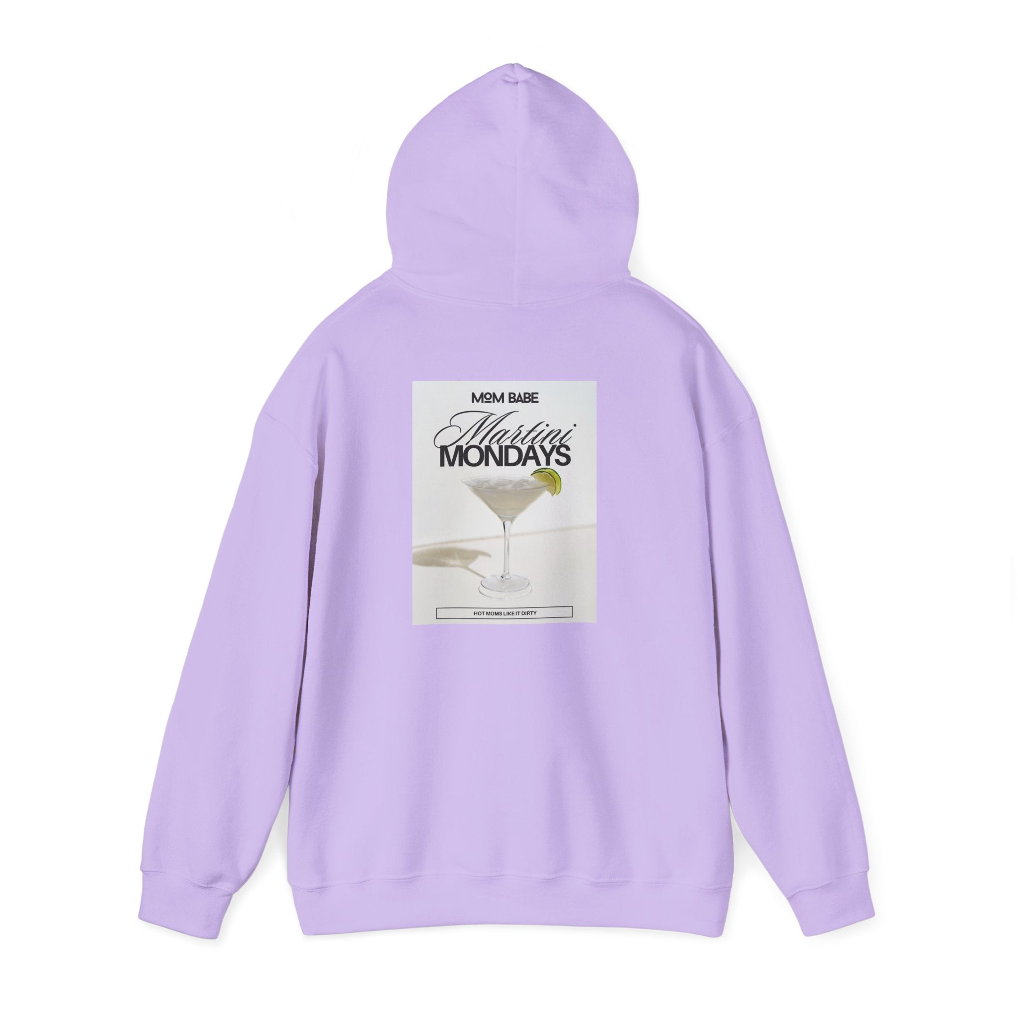 Mom Babe Martini Mondays Hot Moms Like it Dirty - Martini Graphic Hoodie