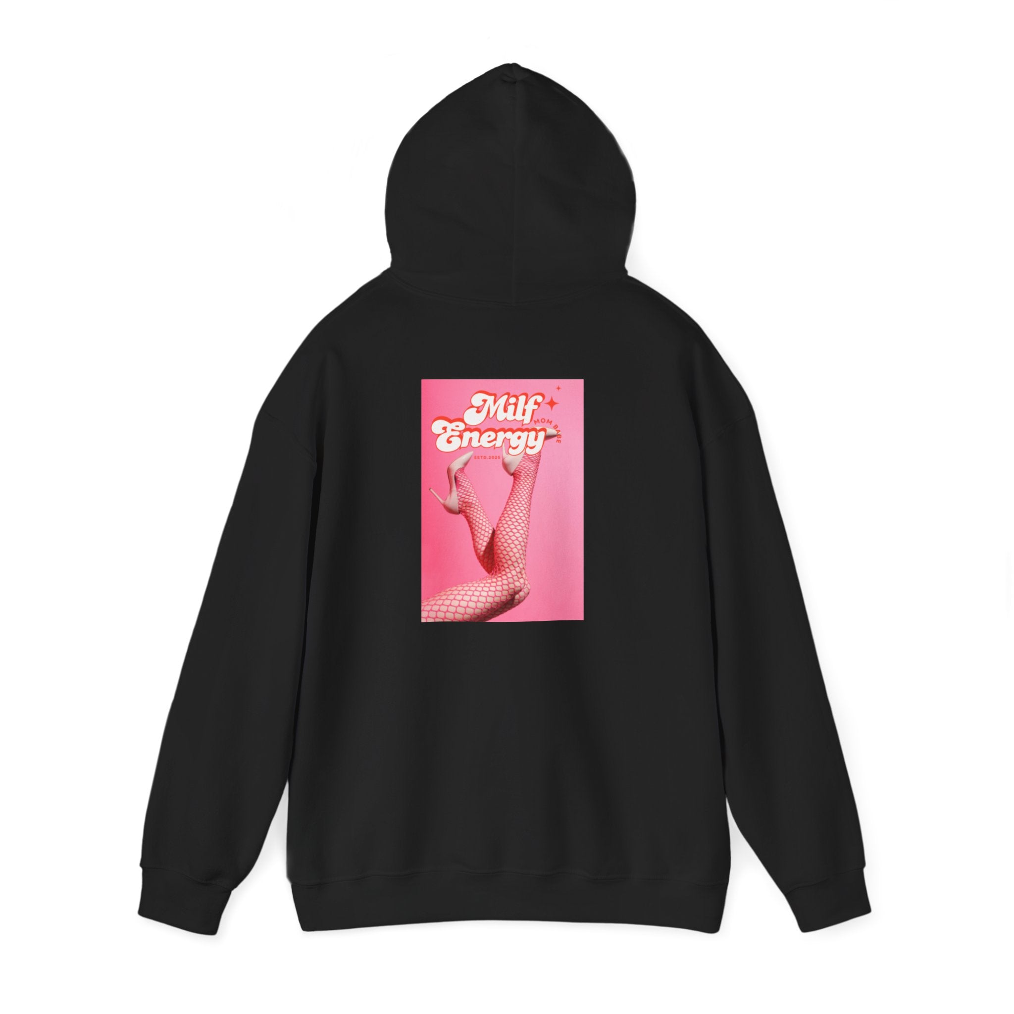MILF Energy Mom Babe — Fishnet Graphic Hoodie