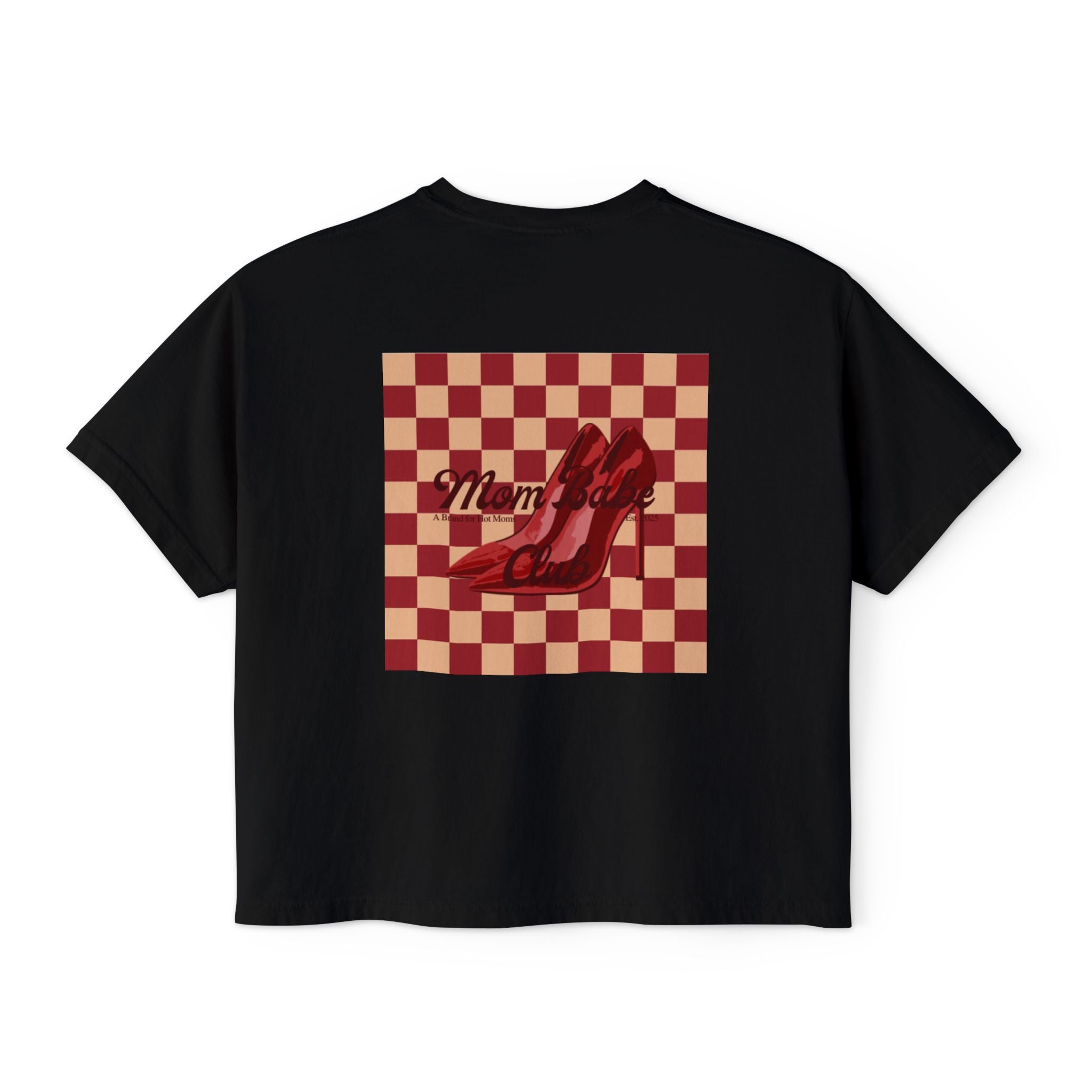 Mom Babe Club - For Hot Moms  Heel Graphic Tee