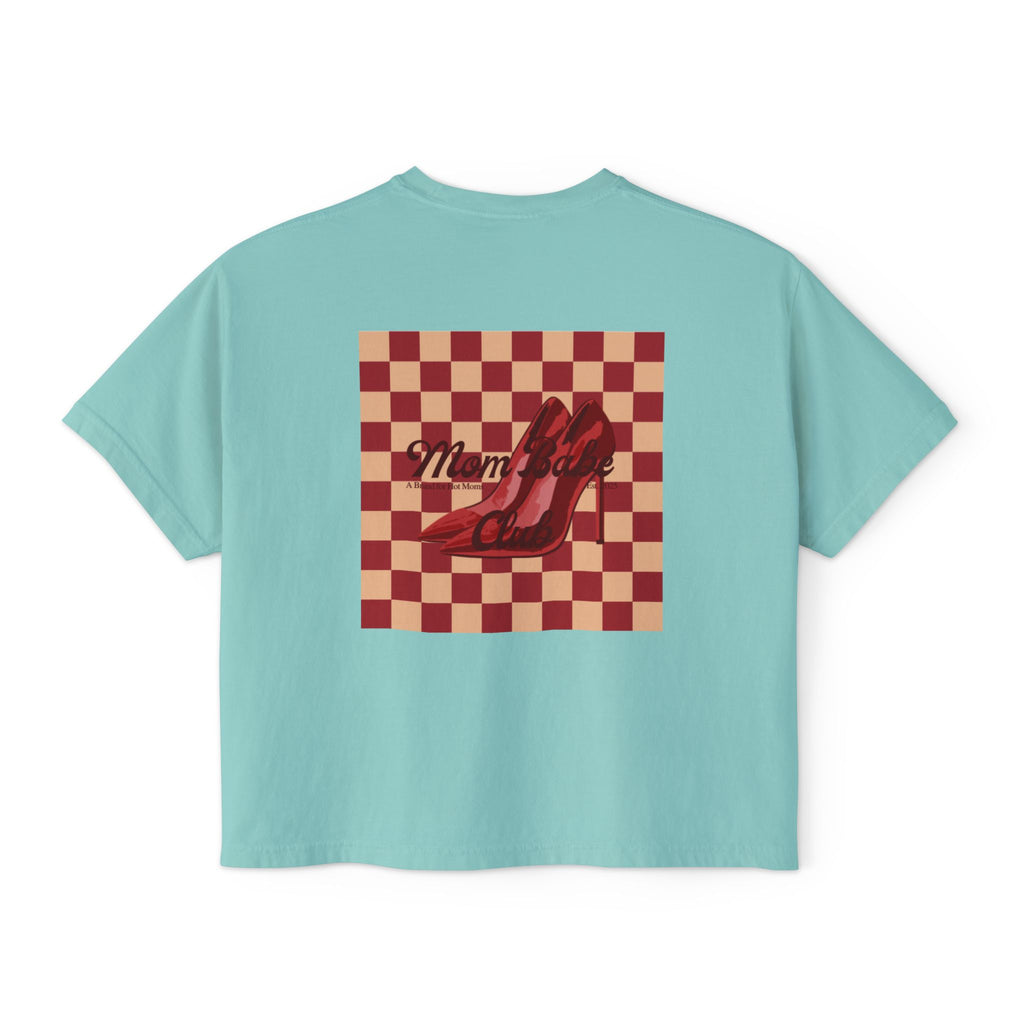 Mom Babe Club - For Hot Moms  Heel Graphic Tee