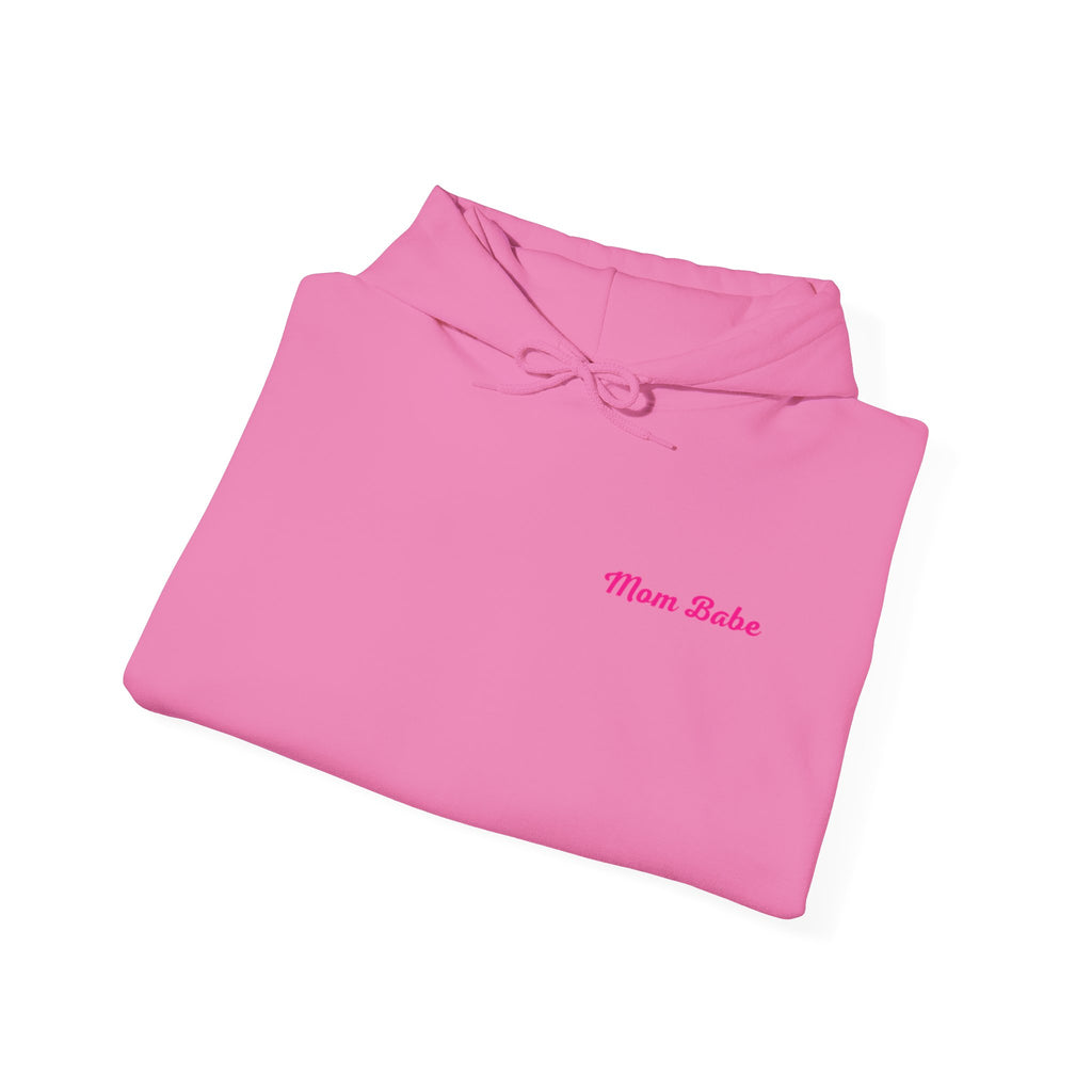 Mom Babe For Hot Moms — Pink Heart Drip Graphic Hoodie