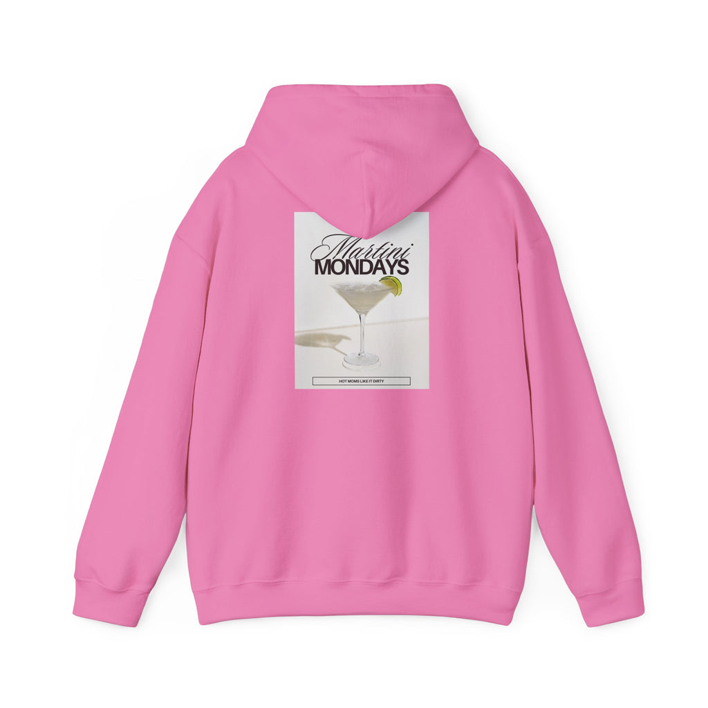 Mom Babe Martini Mondays Hot Moms Like it Dirty - Martini Graphic Hoodie