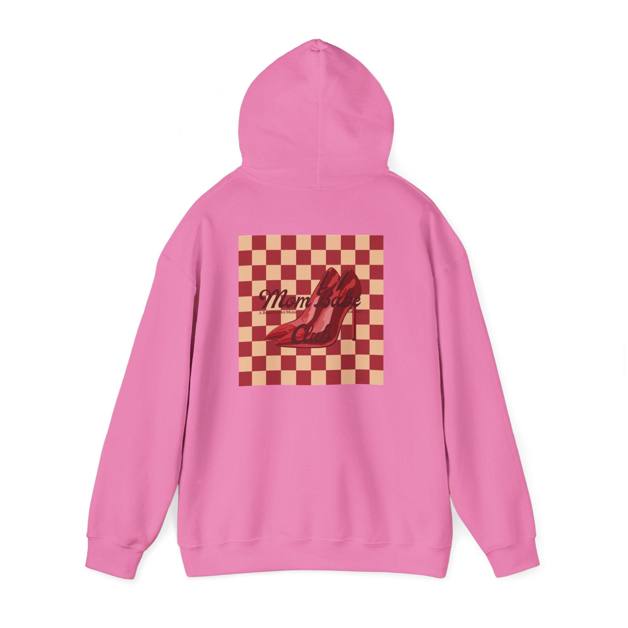 Mom Babe Club - For Hot Moms Heel Graphic Hoodie