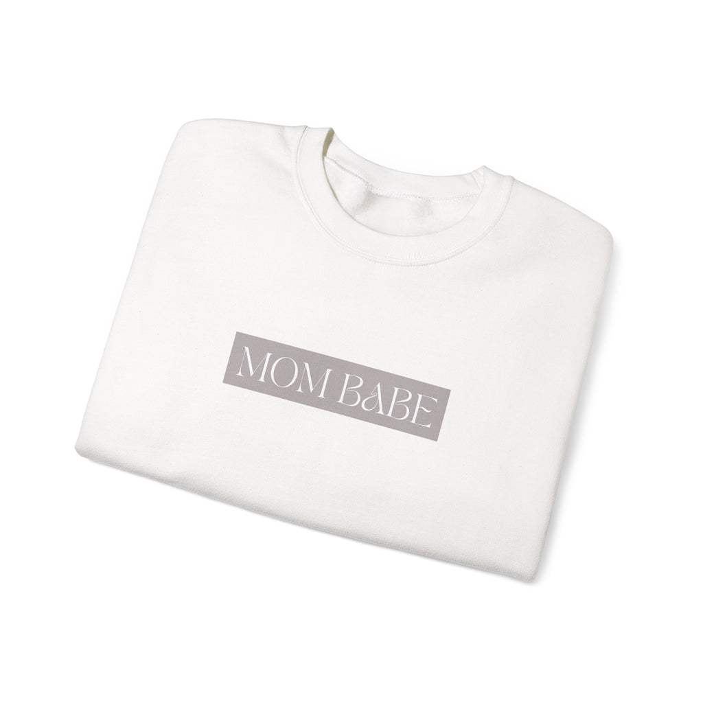 Pilates Mom Babe Club — Workout Graphic Sweatshirt (White Print)