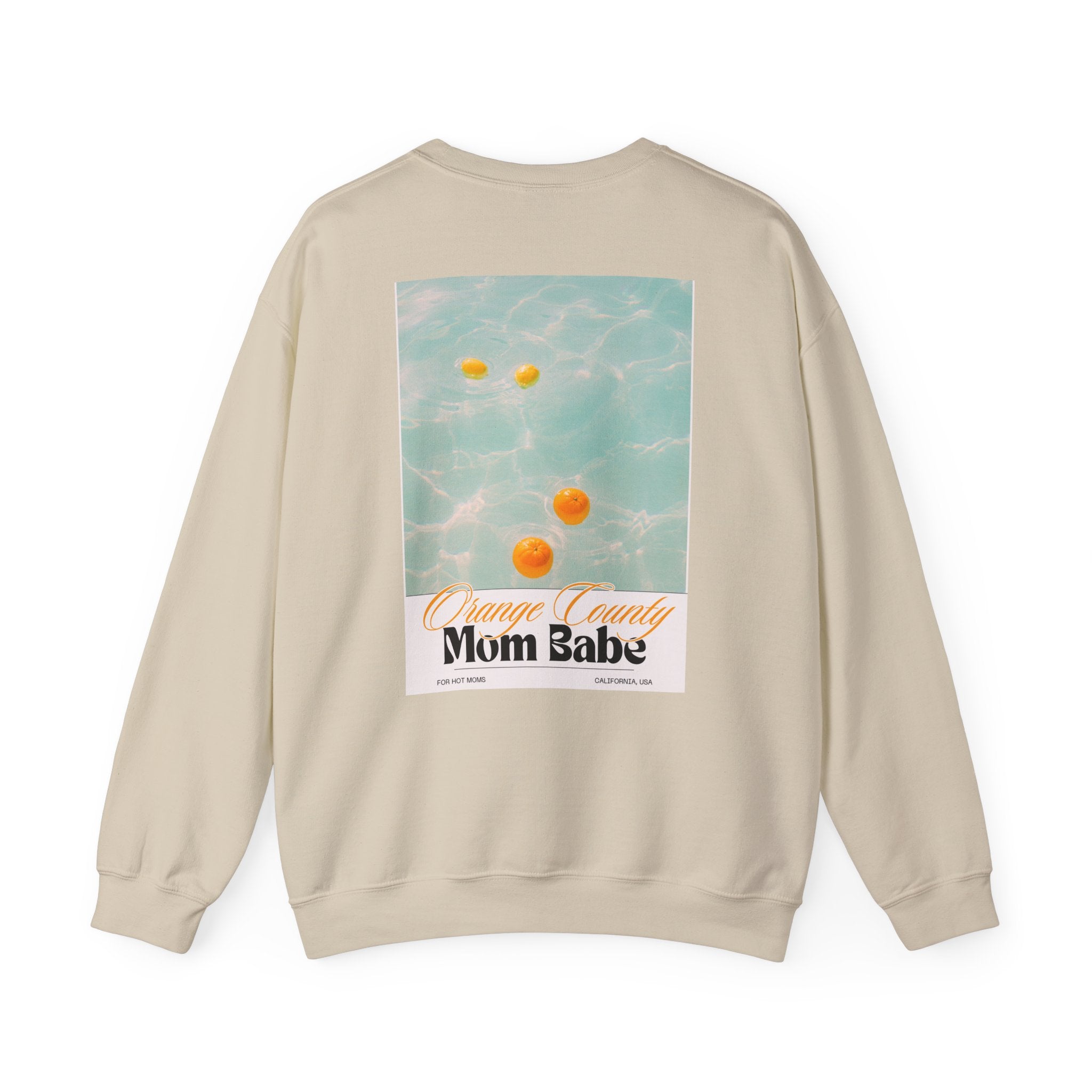 Orange County Mom Babe - Pool Graphic Sweatshirt